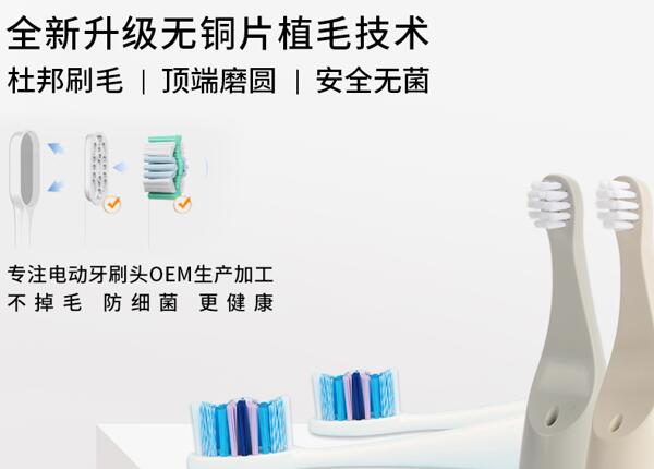 刷博士電動(dòng)牙刷頭生產(chǎn)代工貼牌