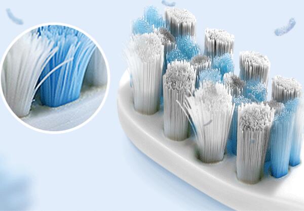 沾滿細(xì)菌的刷頭 定期更換刷頭